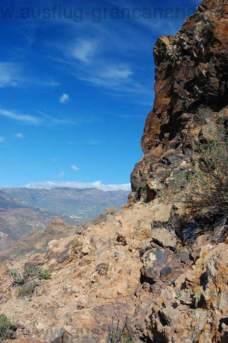 Felsen oberhalb von Fataga
