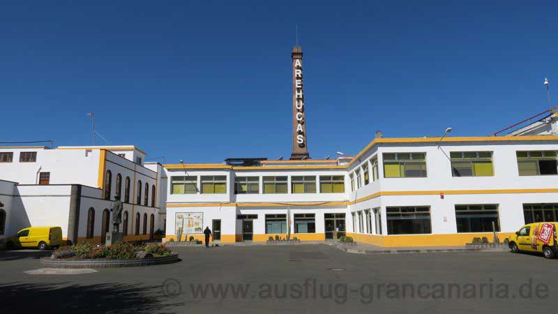 Rumfabrik Arehucas im Norden von Gran Canaria in der Stadt Arucas